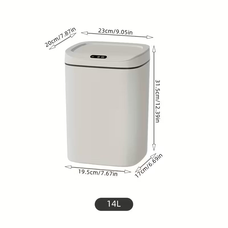Smart Trash Can with Silent Close - Tower Exclusives