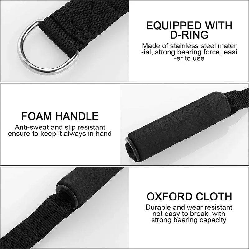 Fitness Grip Rope Handles for Yoga Resistance Bands - Tower Exclusives