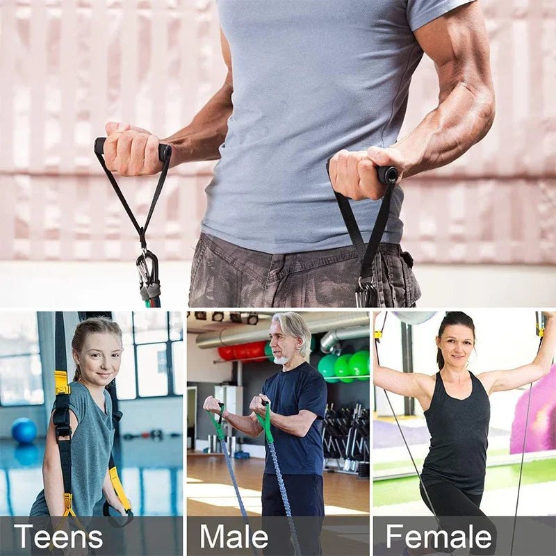 Fitness Grip Rope Handles for Yoga Resistance Bands - Tower Exclusives