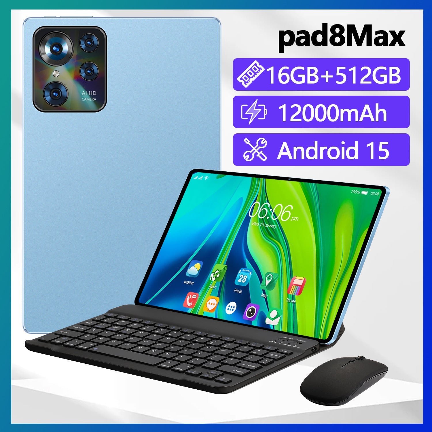 10 - Inch Android Tablet - Smart Call Google Edition with Long Battery - Tower Exclusives