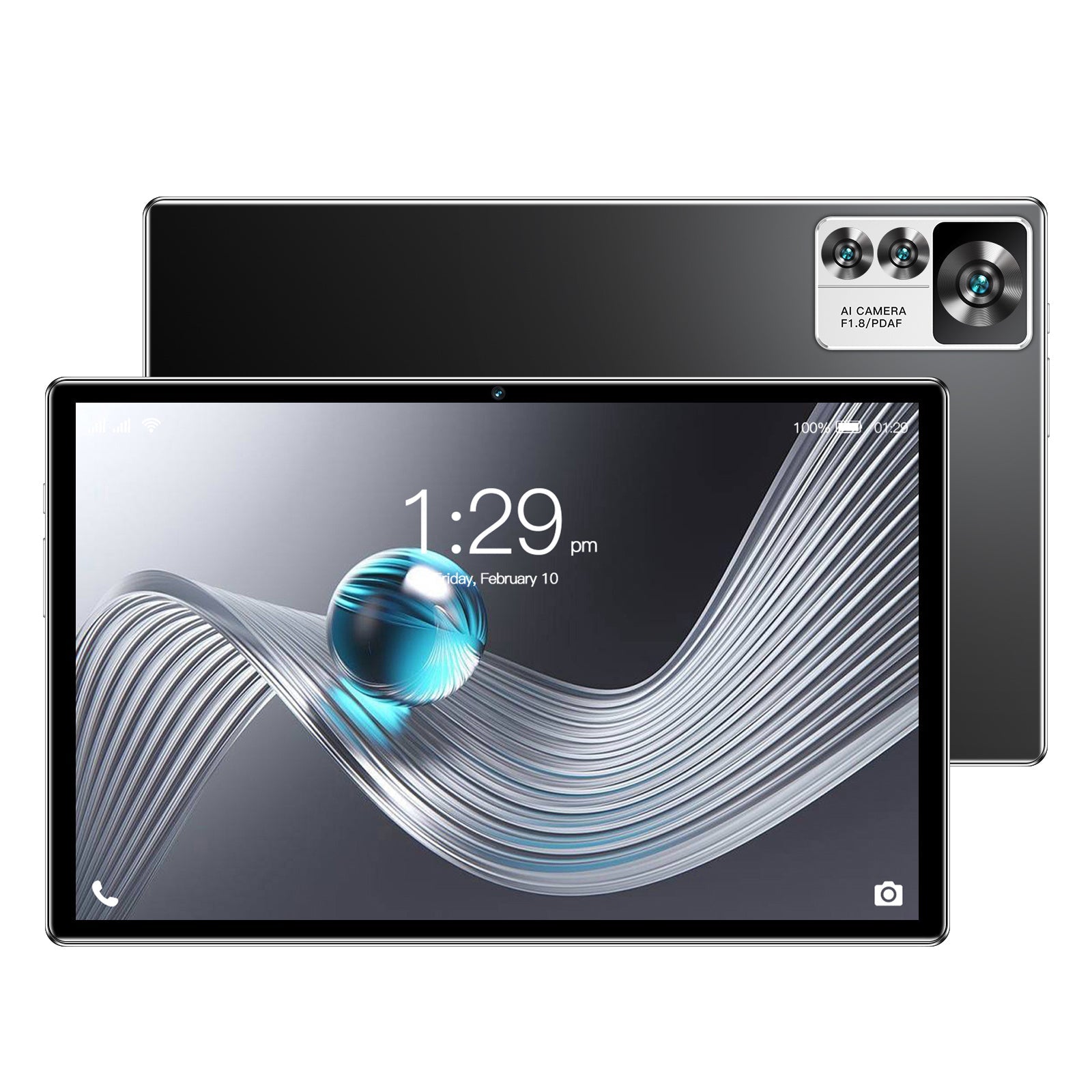 10.1 Inch Android 13 Tablet - 8GB RAM 256GB ROM 24MP Camera - Tower Exclusives