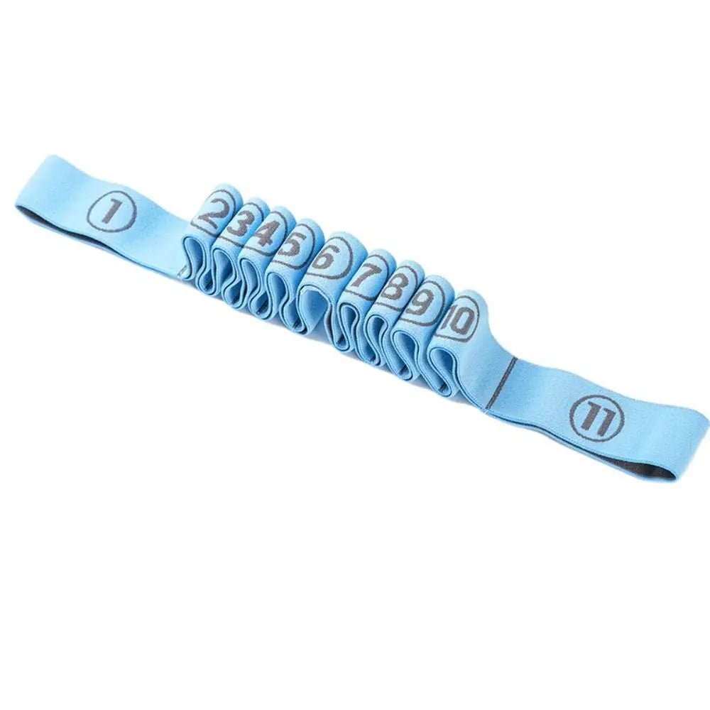 11 Grid Yoga Resistance Band Set - Cotton Fitness Bands - Tower Exclusives