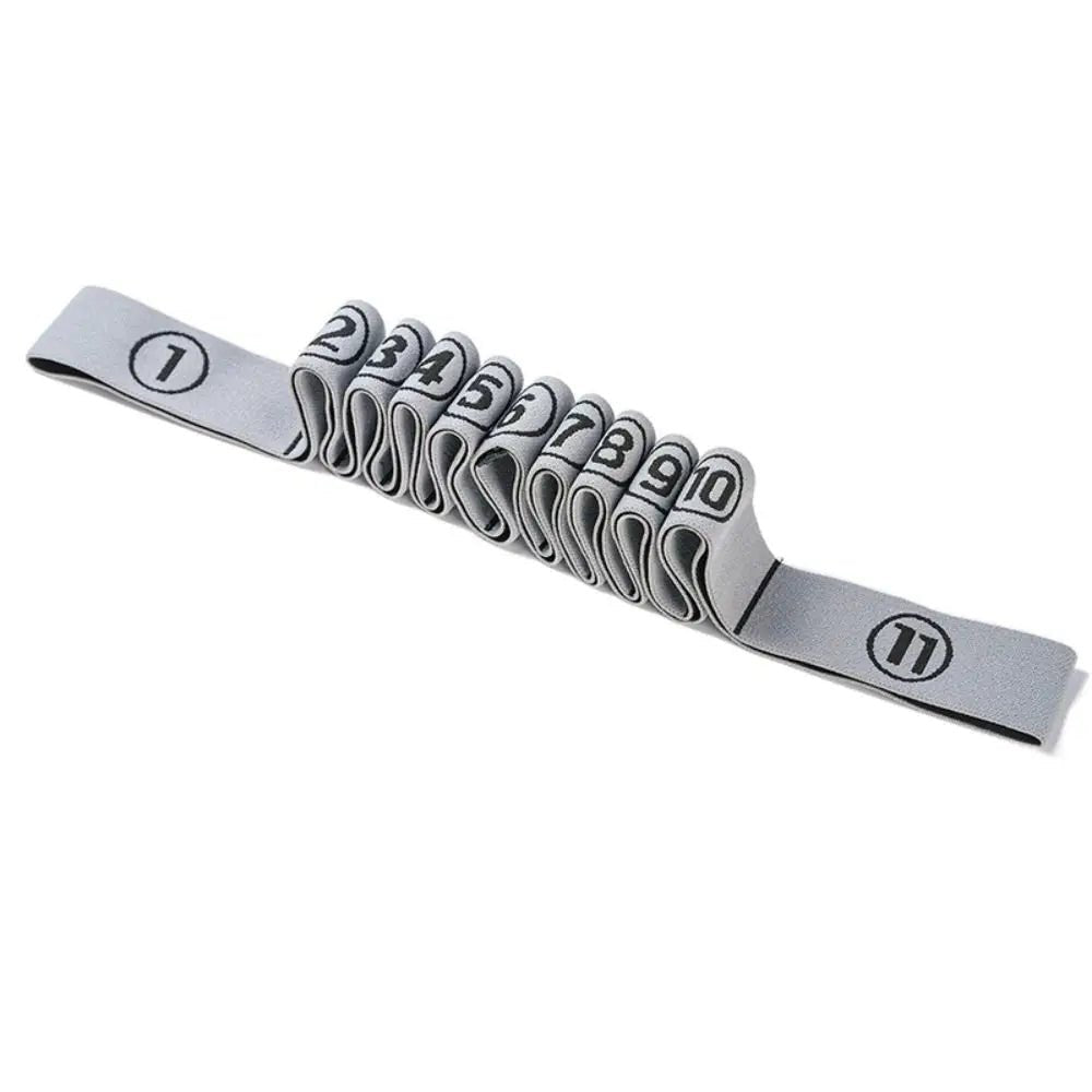 11 Grid Yoga Resistance Band Set - Cotton Fitness Bands - Tower Exclusives