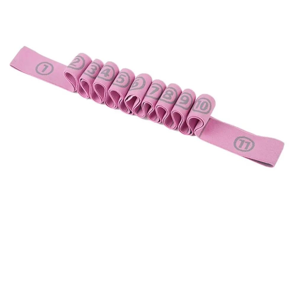 11 Grid Yoga Resistance Band Set - Cotton Fitness Bands - Tower Exclusives