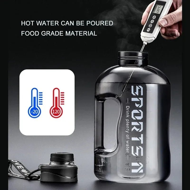 Large Capacity Sports Water Bottle for Gym & Cycling, Portable Fitness Kettle - Tower Exclusives
