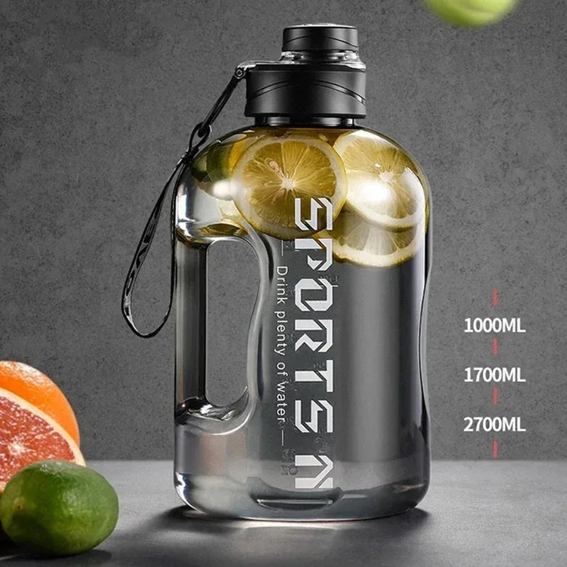 Large Capacity Sports Water Bottle for Gym & Cycling, Portable Fitness Kettle - Tower Exclusives