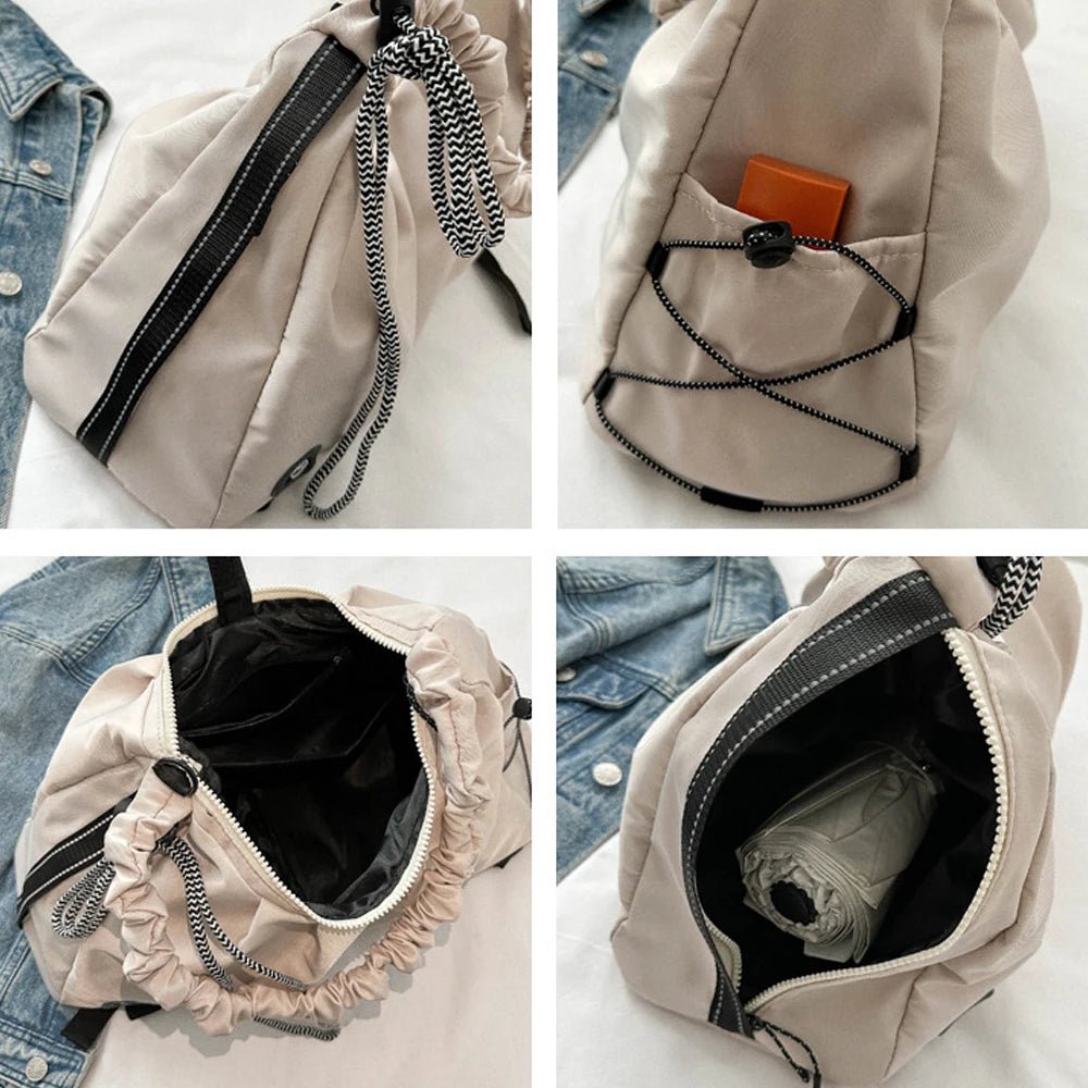 1PCS Gym Bag For Women, Yoga Mat Bag with Shoes Compartment, Wet Pocket and Water Bottle Pocket - Tower Exclusives