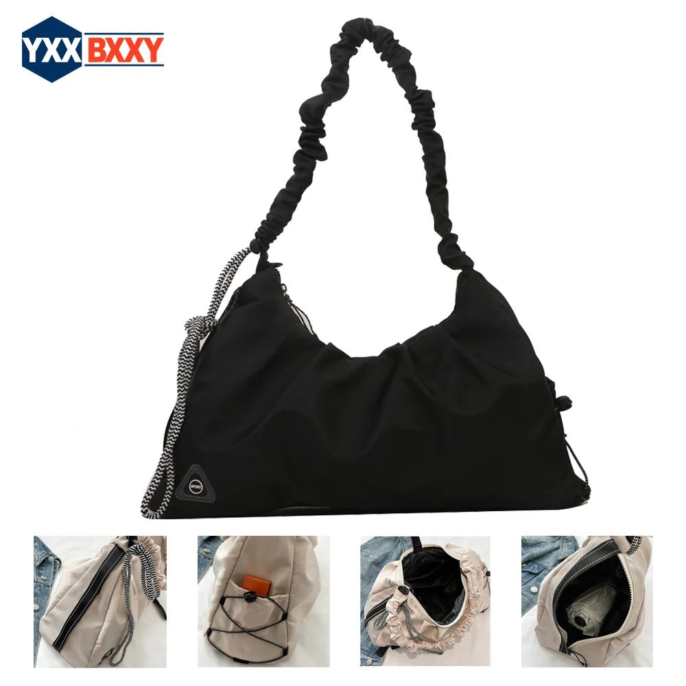 1PCS Gym Bag For Women, Yoga Mat Bag with Shoes Compartment, Wet Pocket and Water Bottle Pocket - Tower Exclusives