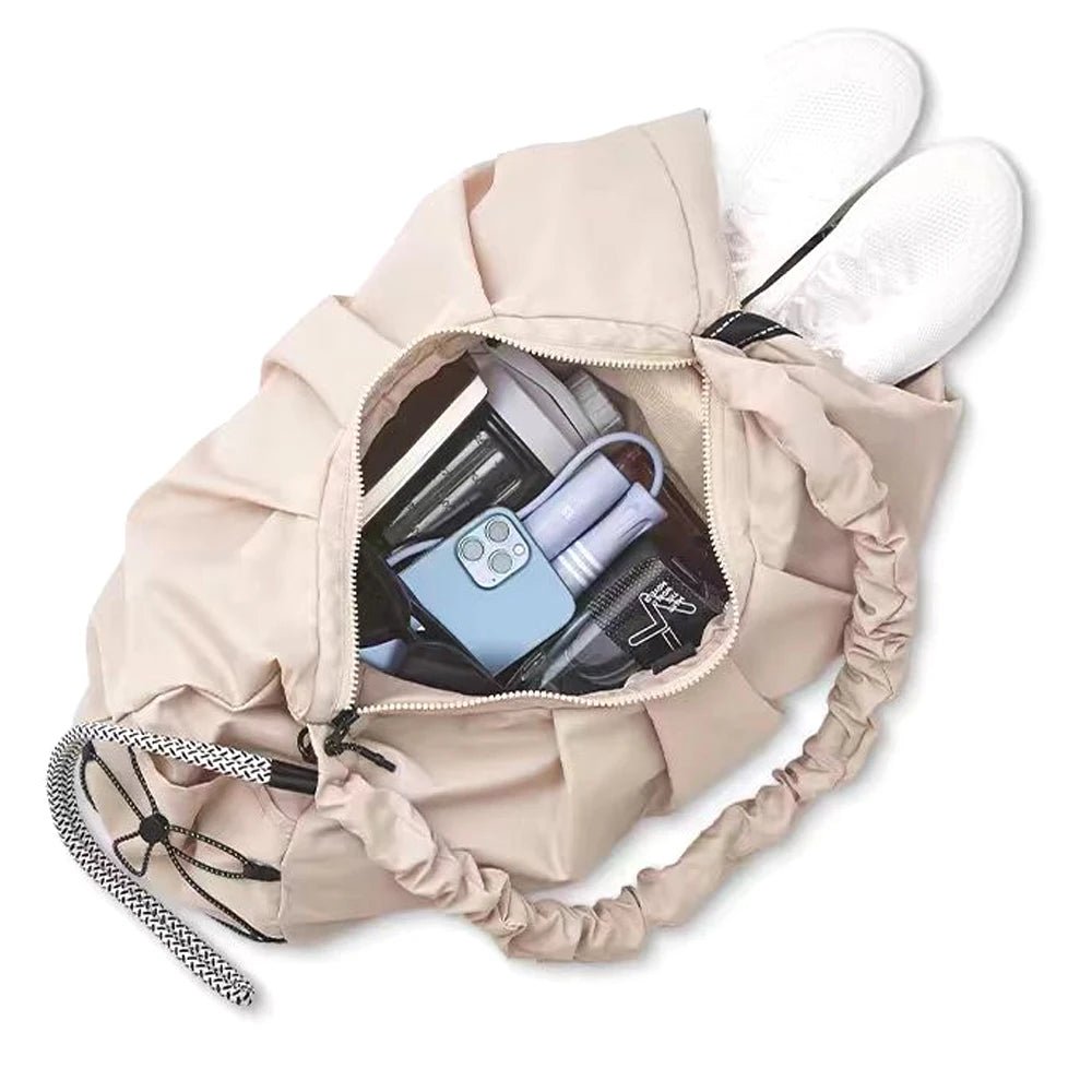 1PCS Gym Bag For Women, Yoga Mat Bag with Shoes Compartment, Wet Pocket and Water Bottle Pocket - Tower Exclusives