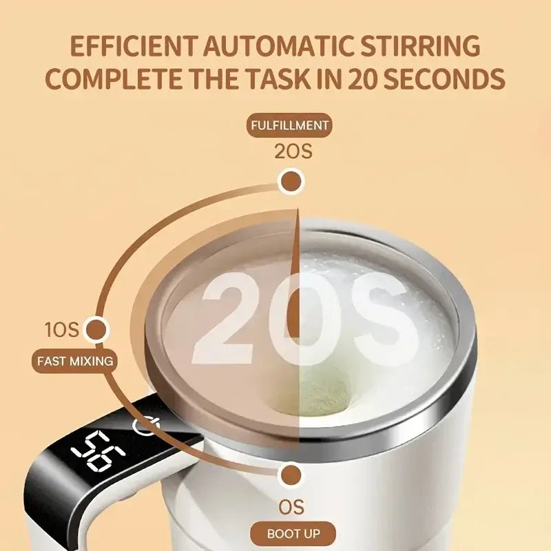 380ML Electric Self - Mixing Coffee Mug - USB Rechargeable Automatic Stirring Cup - Tower Exclusives