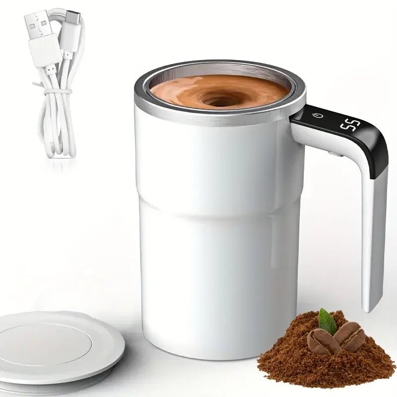 380ML Electric Self - Mixing Coffee Mug - USB Rechargeable Automatic Stirring Cup - Tower Exclusives
