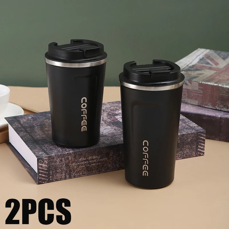 500ML Stainless Steel Thermal Mug - Insulated Travel Coffee Cup - Tower Exclusives
