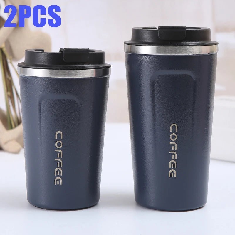 500ML Stainless Steel Thermal Mug - Insulated Travel Coffee Cup - Tower Exclusives
