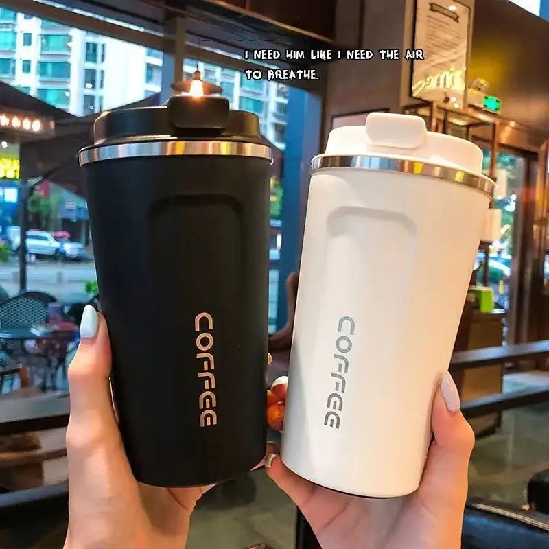 500ML Stainless Steel Thermal Mug - Insulated Travel Coffee Cup - Tower Exclusives