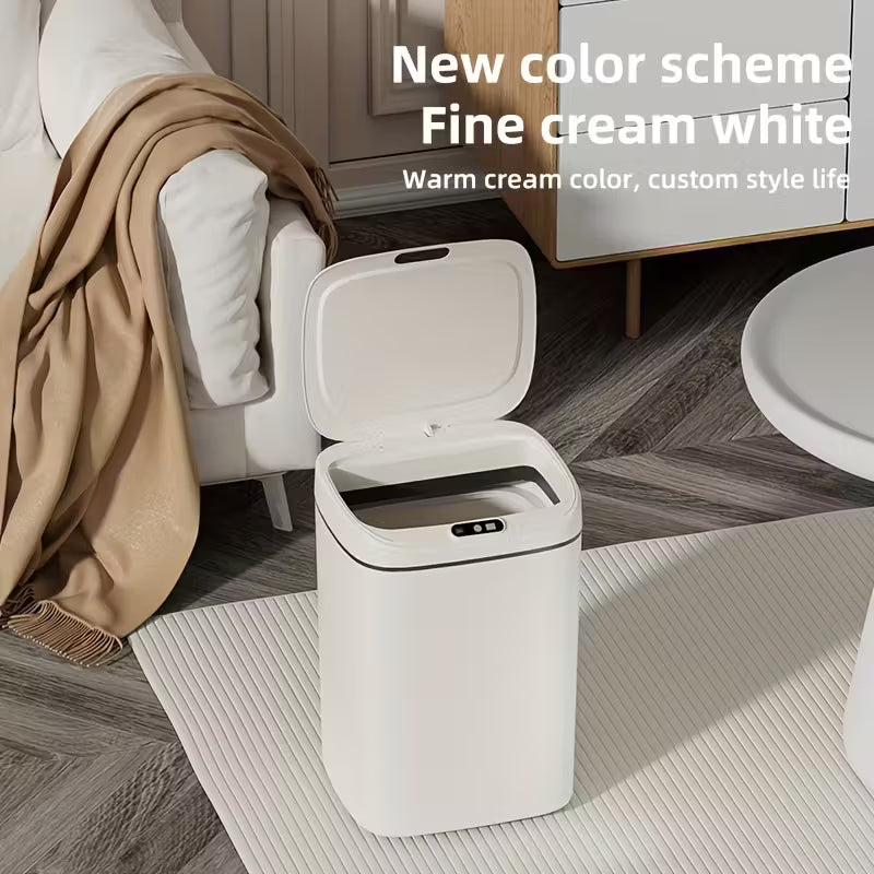 Smart Trash Can with Silent Close - Tower Exclusives