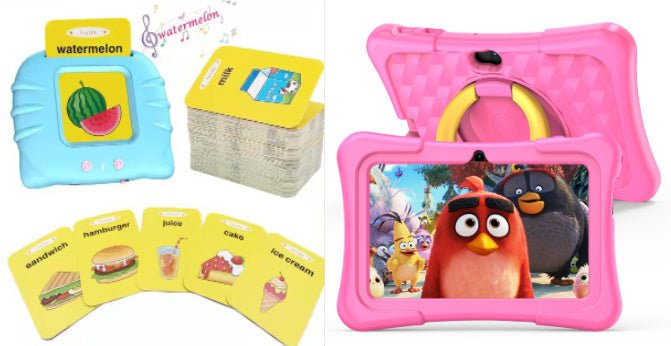 7 - Inch Kids Educational Tablet with Silicone Case & Rotating Stand - Tower Exclusives