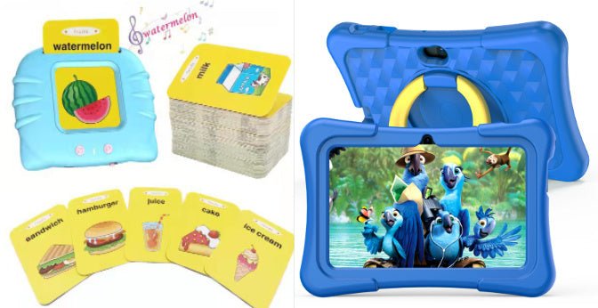 7 - Inch Kids Educational Tablet with Silicone Case & Rotating Stand - Tower Exclusives