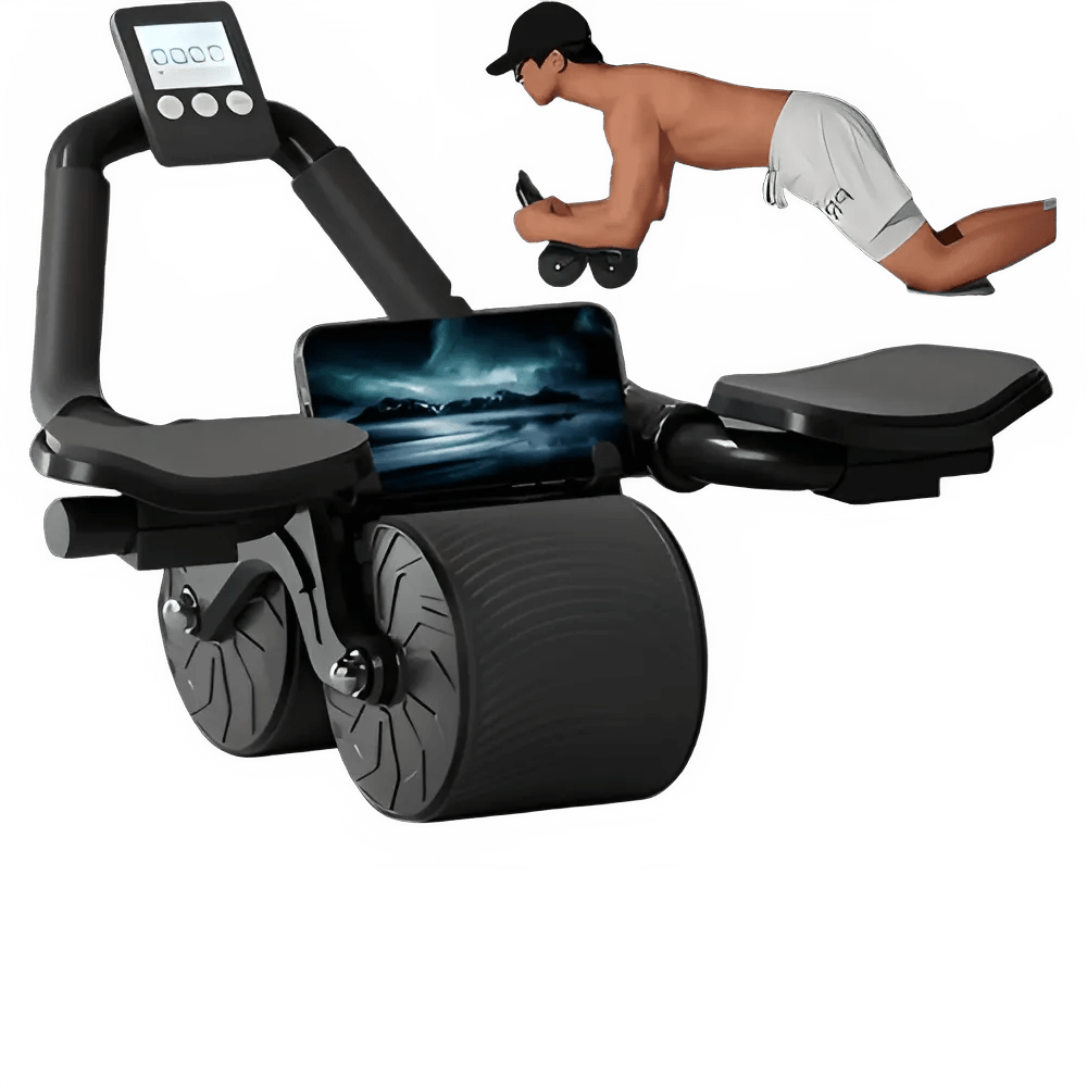 Automatic Rebound Ab Wheel with Counter - Core Strength Trainer - Tower Exclusives