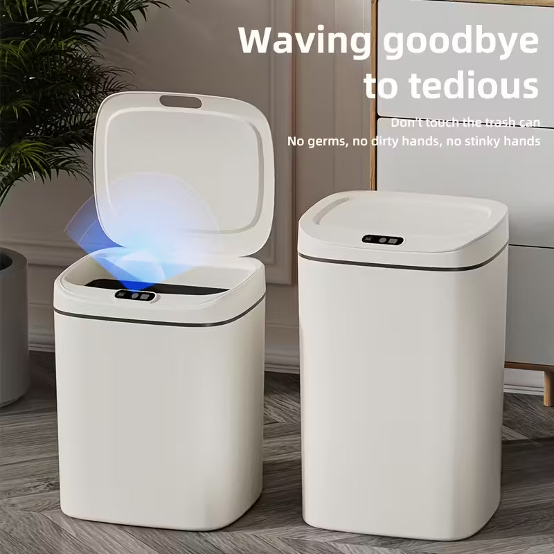 Smart Trash Can with Silent Close - Tower Exclusives