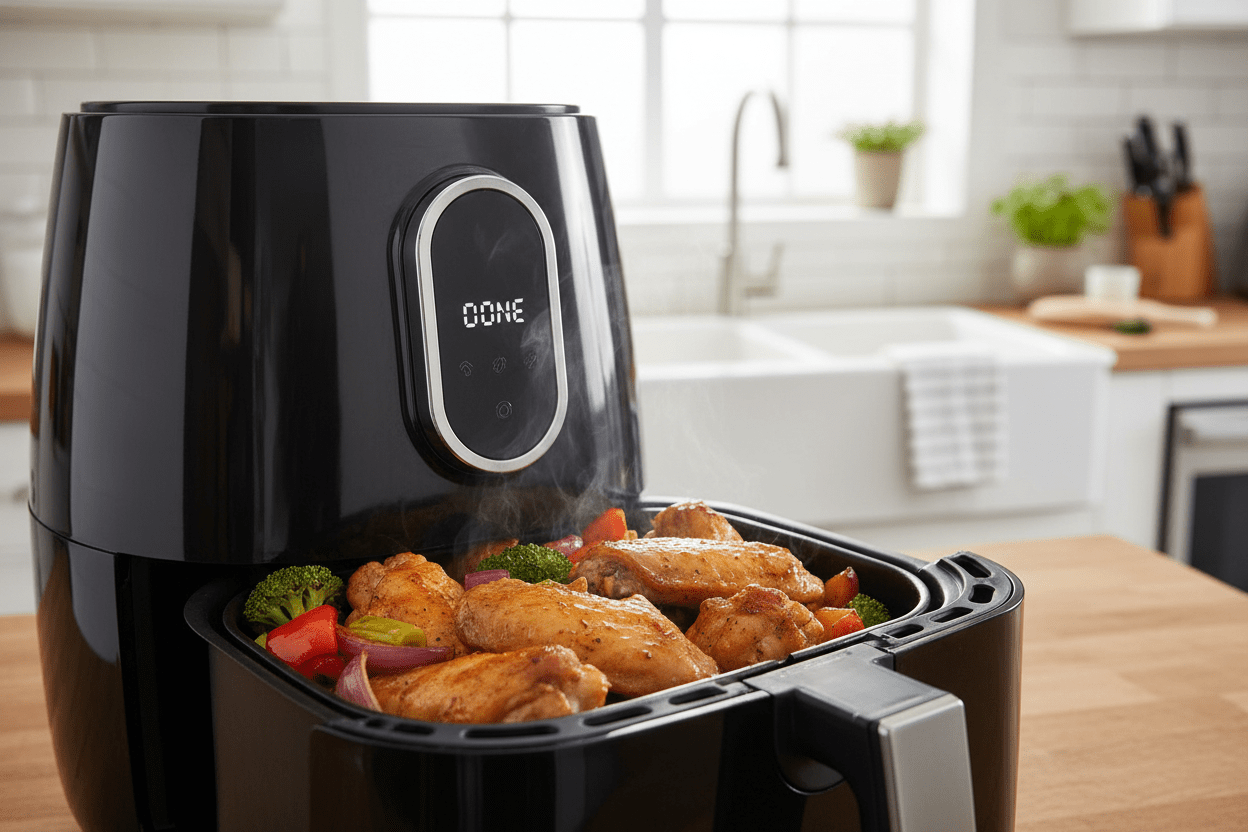 Digital Air Fryer 5.5L - Oil - Free Healthy Cooking - Tower Exclusives