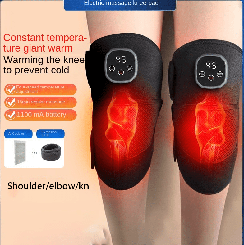 Therapeutic Electric Heated Knee Support & Massager - Tower Exclusives
