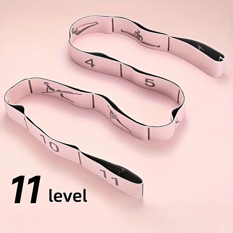 Women's High Stretch Yoga Fitness Resistance Bands - Open Back Straps - Tower Exclusives