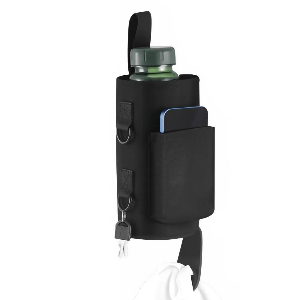 Magnetic Water Bottle Holder - Gym & Outdoor Pouch with Phone Pocket - Tower Exclusives