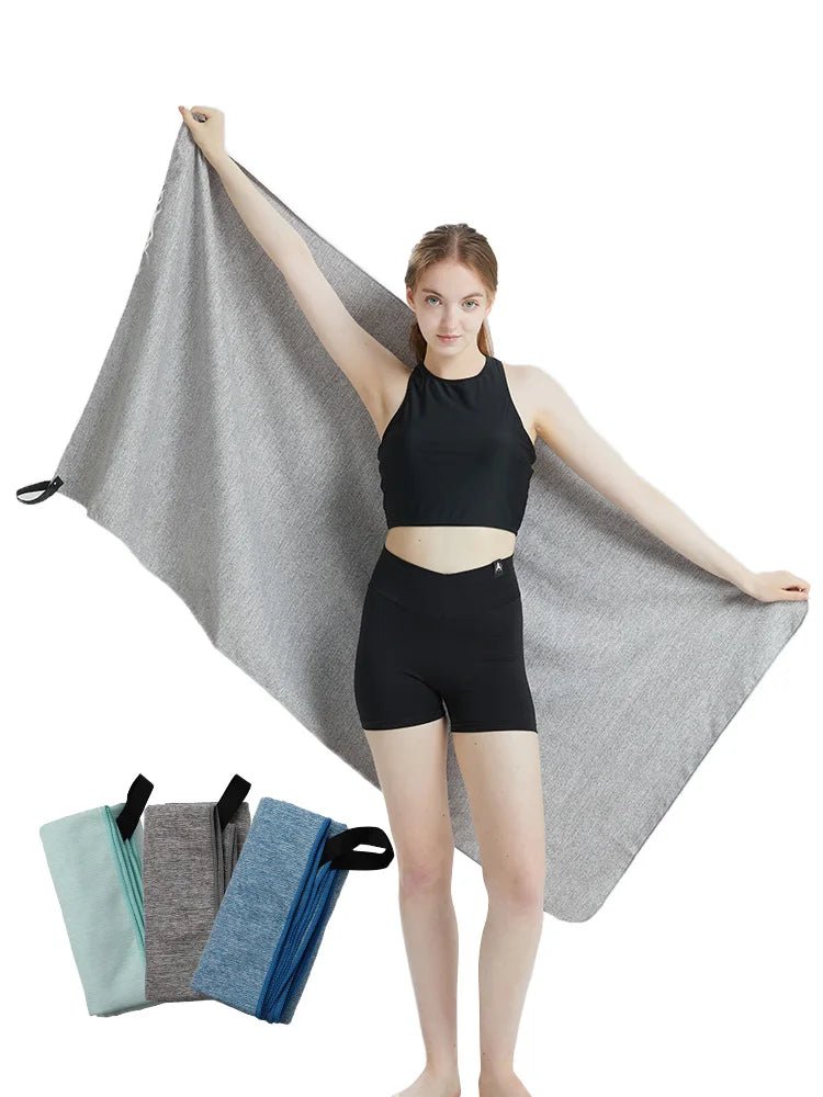 Silver ION Microfiber Gym Towel: Fast Drying & OdorFree - Tower Exclusives