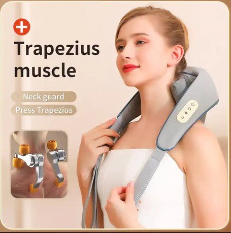 Neck Shoulder Back Massager with Graphene Heating - Tower Exclusives