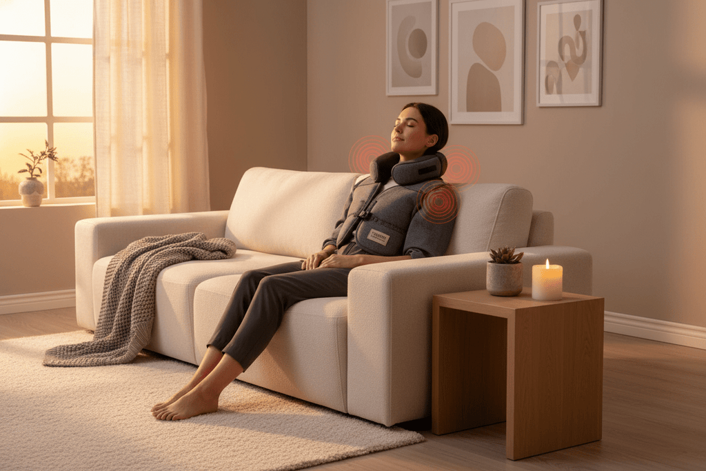 Neck Shoulder Back Massager with Graphene Heating - Tower Exclusives