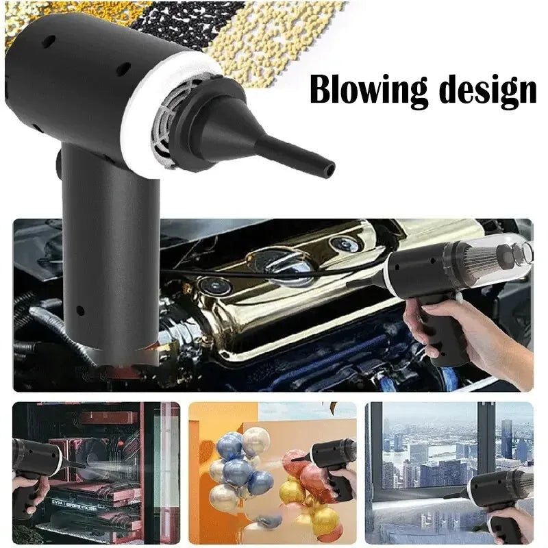 Portable Car Vacuum Cleaner - 9000Pa Wireless USB Rechargeable - Tower Exclusives