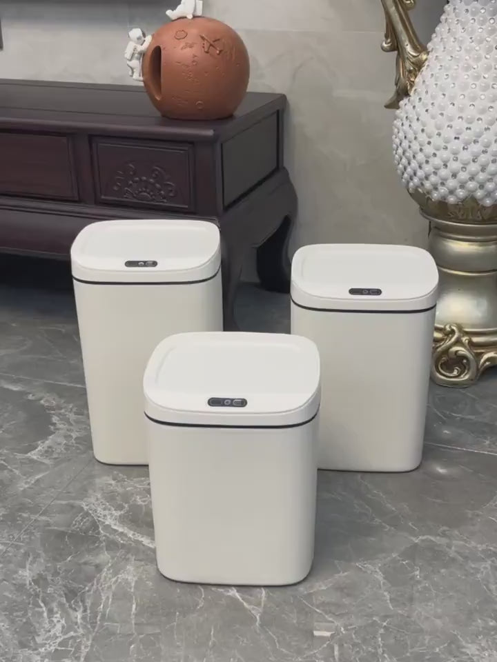 Smart Trash Can with Silent Close
