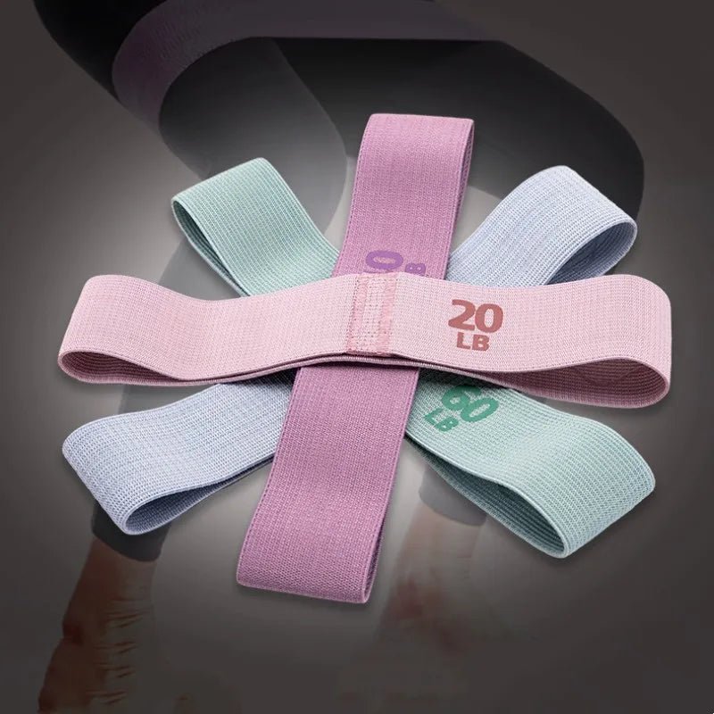 Booty Band Loop Set for Glute Thigh Yoga Gym- Resistance Bands Hip Expansion Fitness Gear - Tower Exclusives