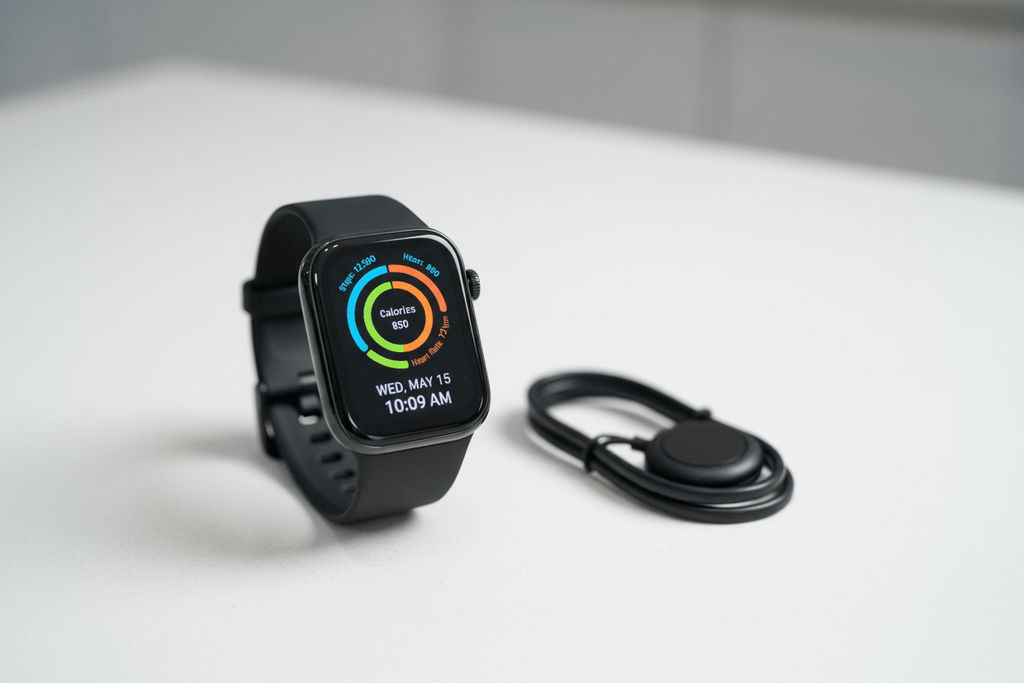 Smart Fitness Watch - Heart Rate Monitor & Activity Tracker - Tower Exclusives