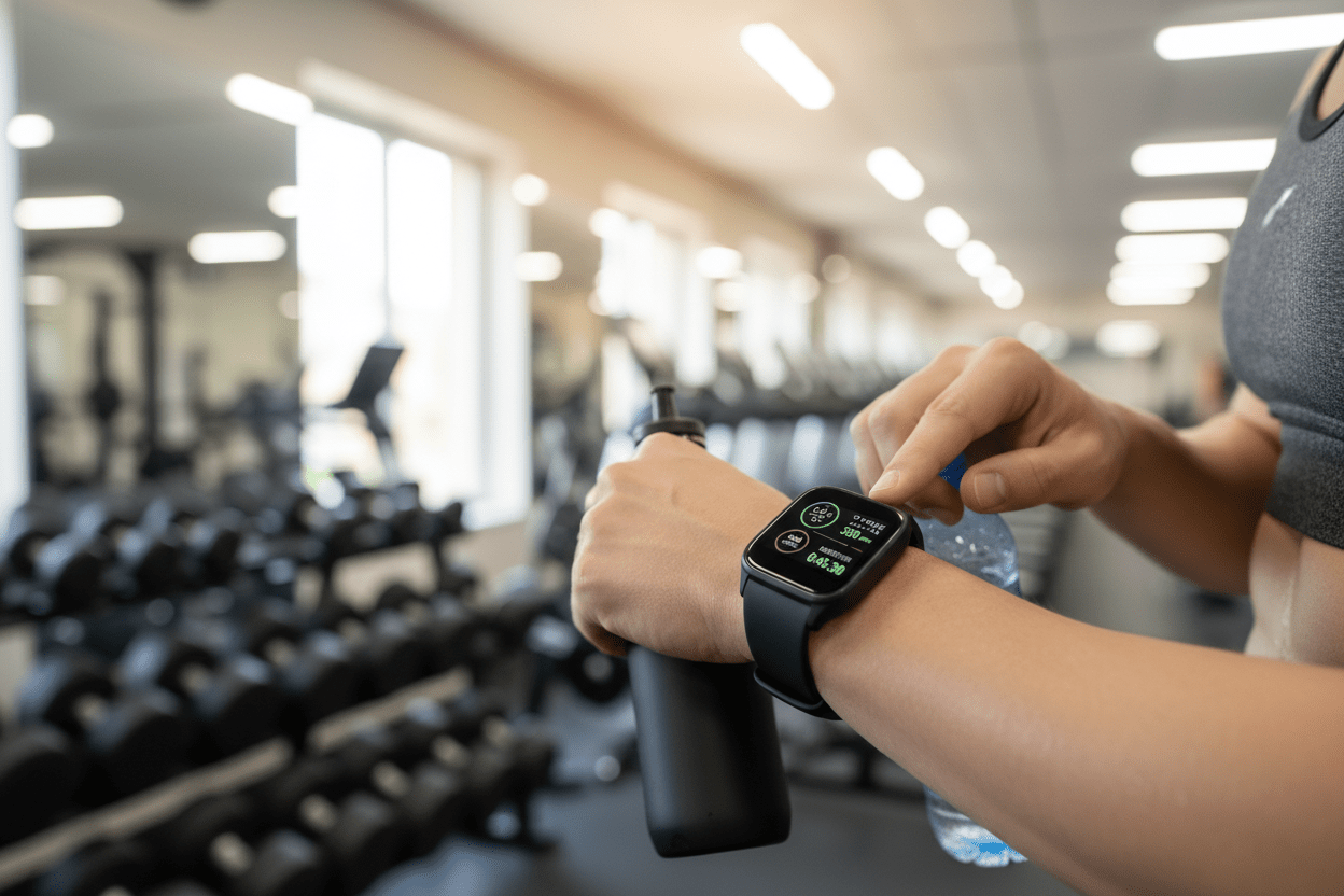 Smart Fitness Watch - Heart Rate Monitor & Activity Tracker - Tower Exclusives