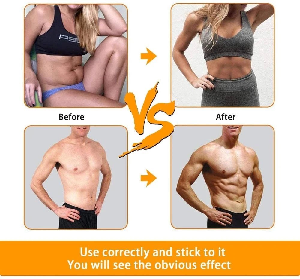 Wireless EMS Ab Stimulator - Abdominal Muscle Trainer & Body Toner - Tower Exclusives