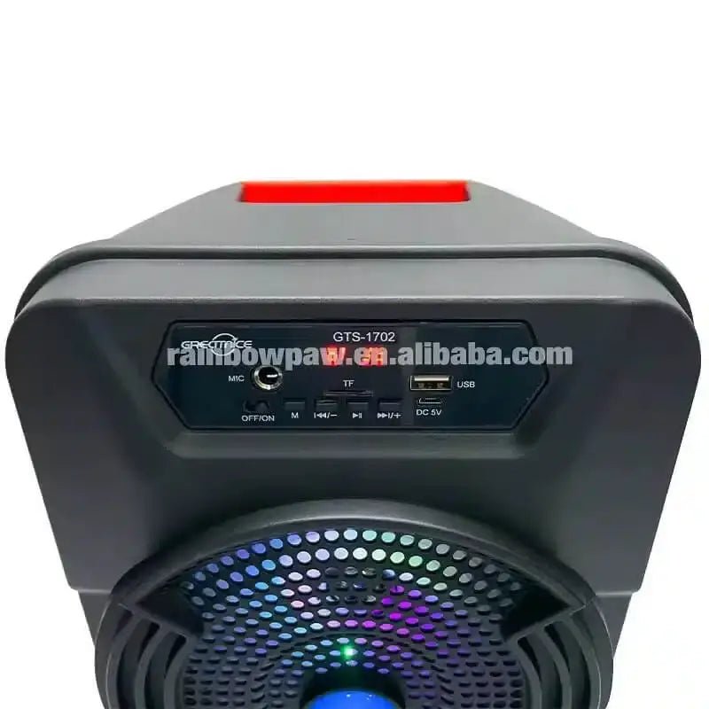 Wireless Portable Outdoor Speaker 8 Inch with Wired Microphone - Tower Exclusives
